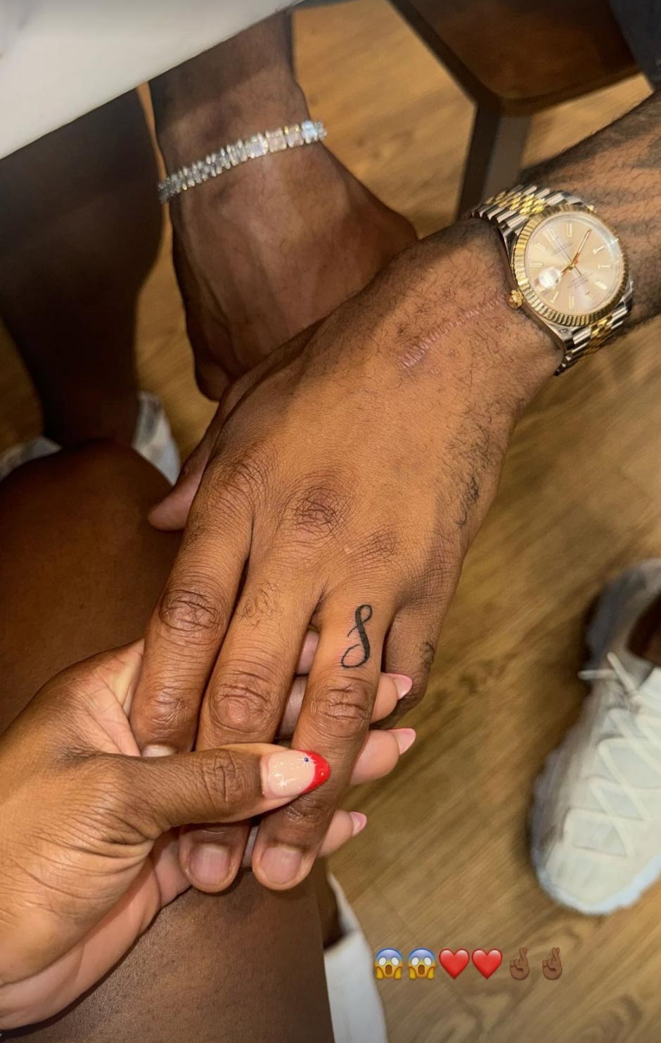 Simone Biles Reacts to Husbands S Tattoo