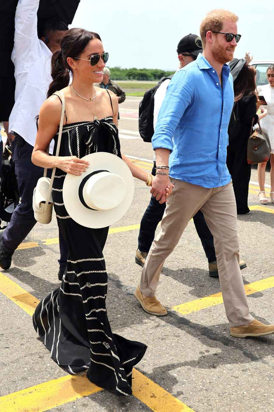 All of Meghan Markles Outfits From Her and Prince Harrys Colombia Trip