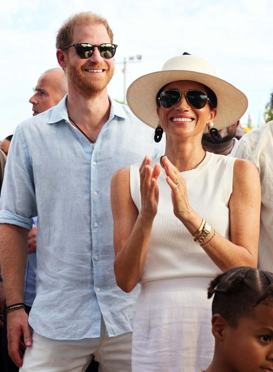 All of Meghan Markles Outfits From Her and Prince Harrys Colombia Trip