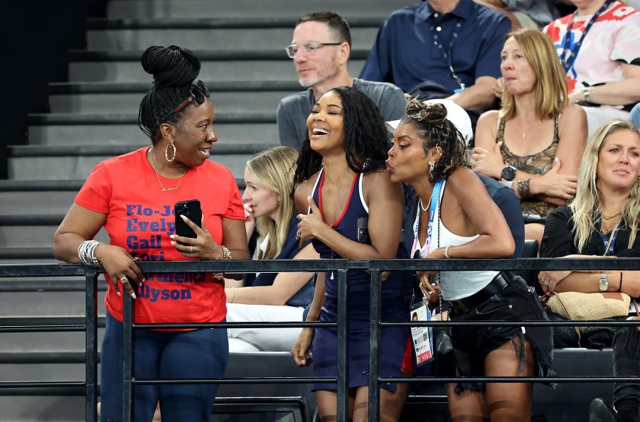 Celebs Watching Simone Biles