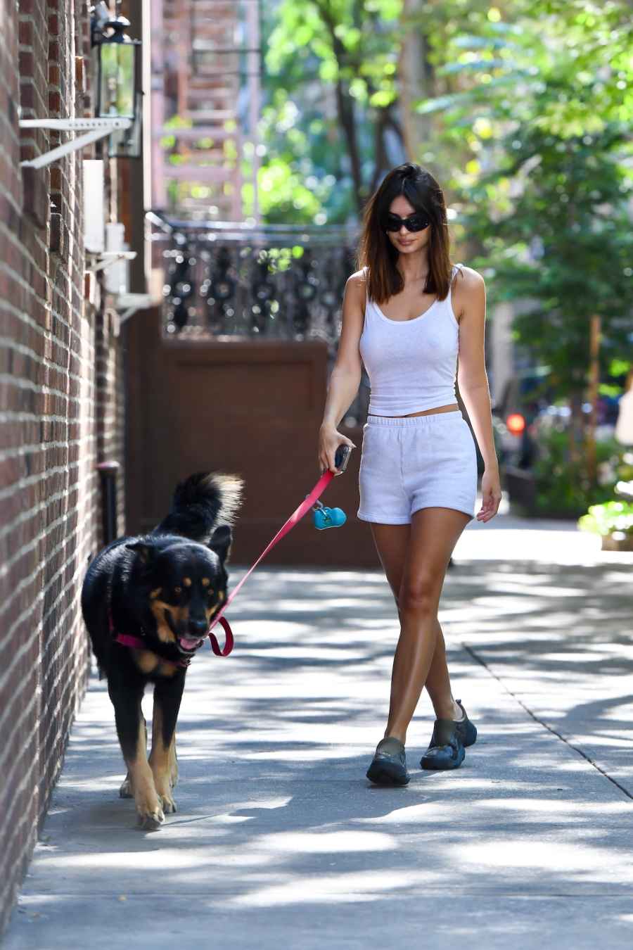 Emily Ratajkowski s Best Style Moments While Walking Her Dog