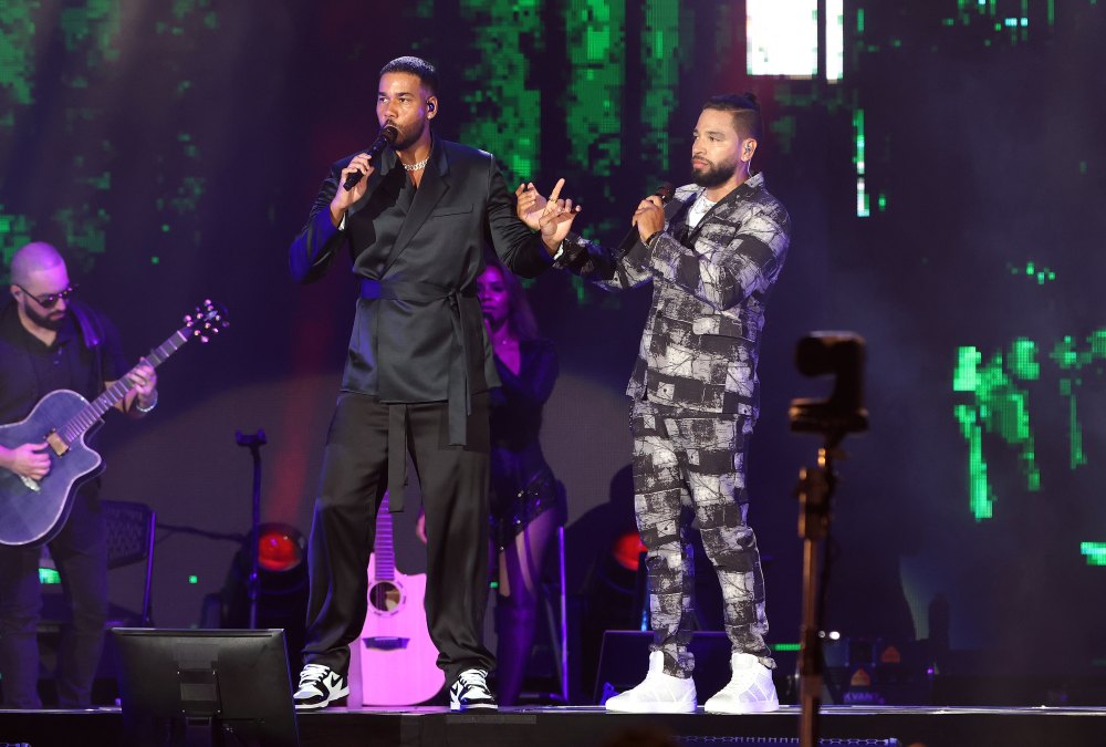 Romeo y Henry Santos del grupo Aventura