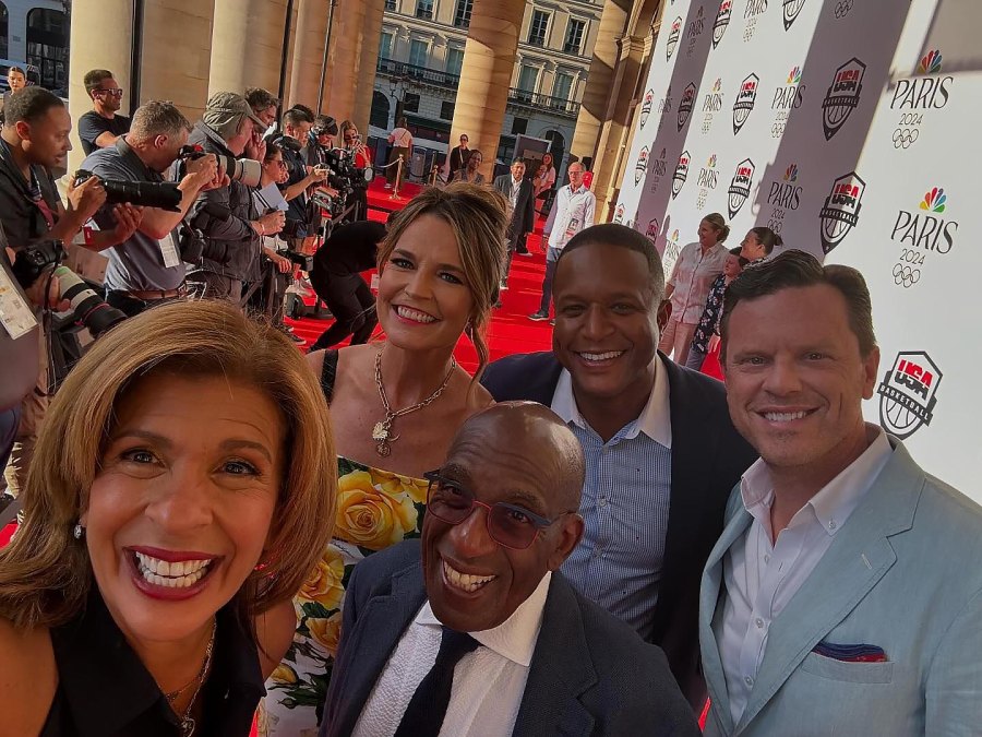 Savannah Guthrie Instagram Red Carpet Royalty Today Show Hosts 2024 Paris Olympics Photo Album