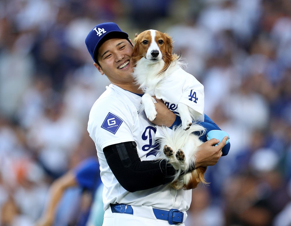 Shohei Ohtani’s Dog Threw Out the 1st Pitch at Dodgers Game on His Bobblehead Night