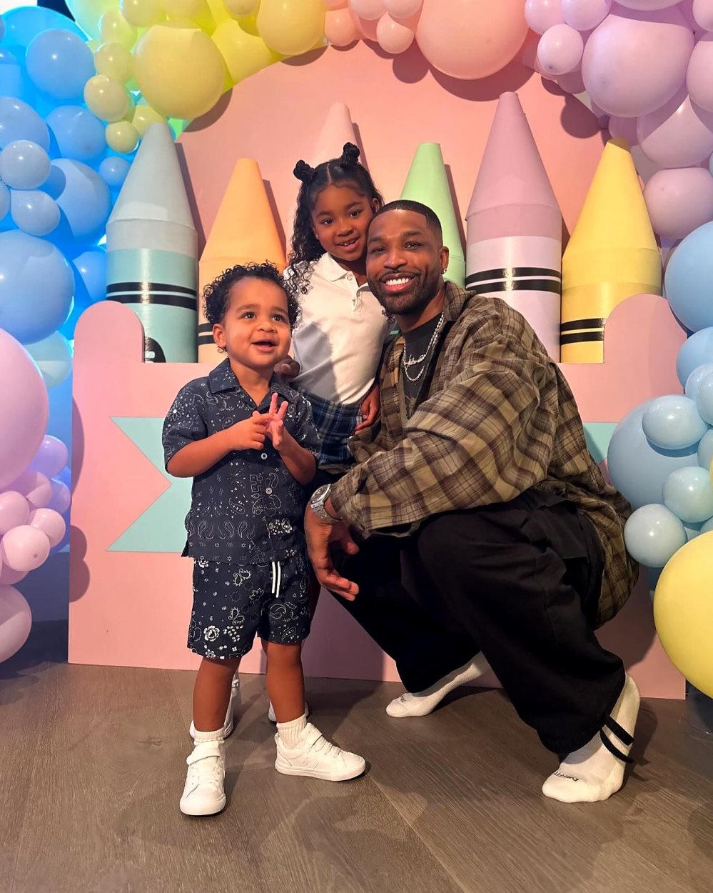 Tristan Thompson Celebrates Twinny’ Daughter True Starting 1st Grade Time Flies