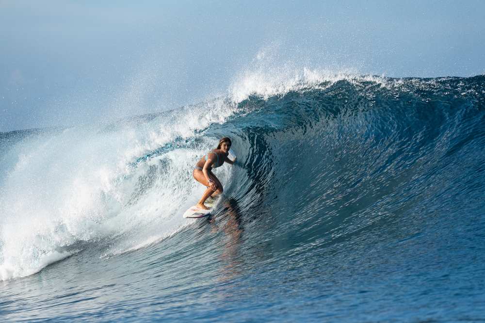 Olympic Surfer Caroline Marks Recalls Celebrating Her Gold Medal Win With Steph Curry in the Club