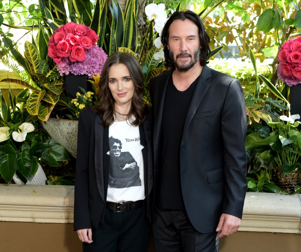 Winona Ryder y Keanu Reeves aún se llaman esposo y esposa