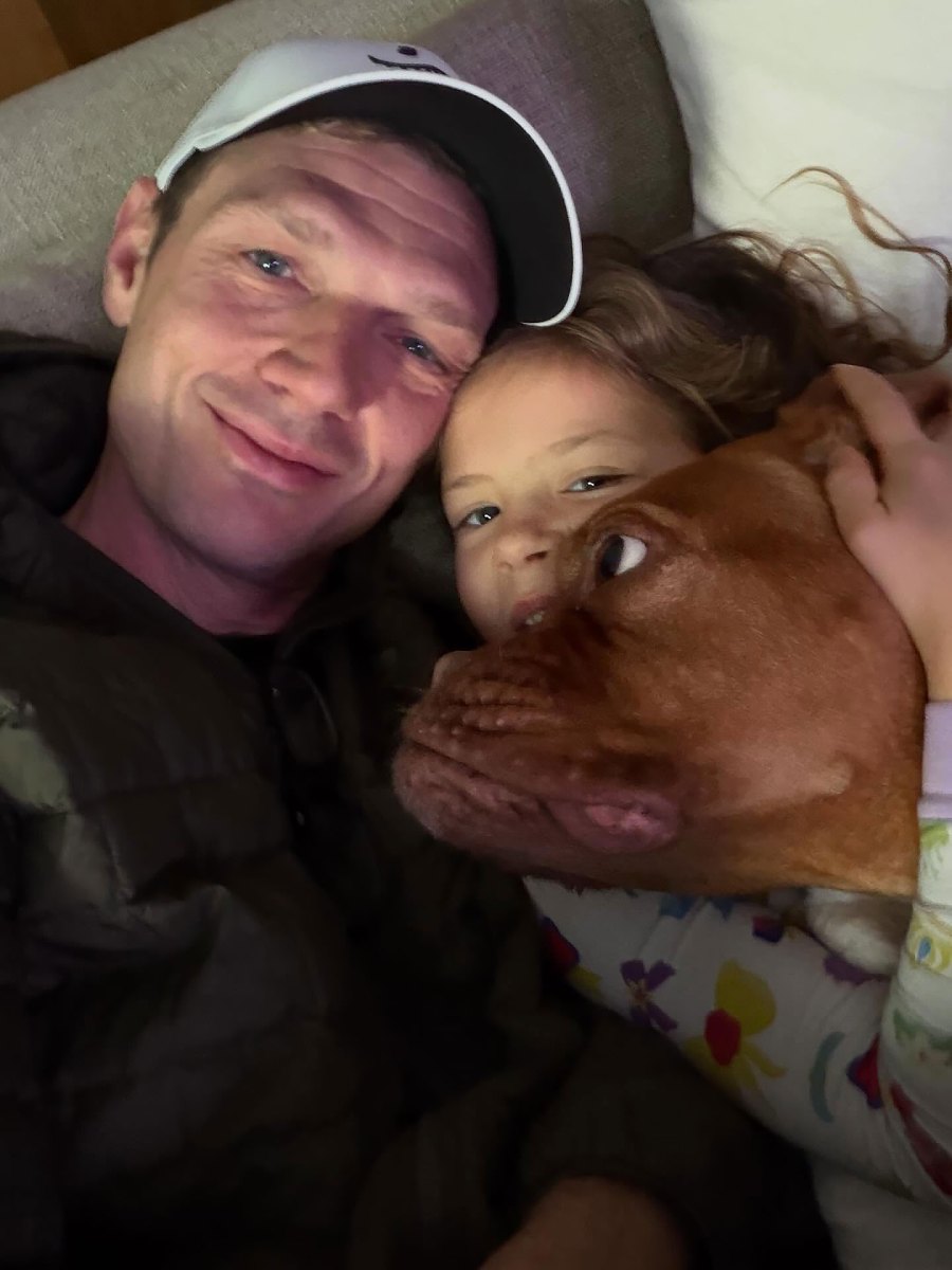 Nick Carter They Snuggle for Saturday Morning Cartoons Just Like Us