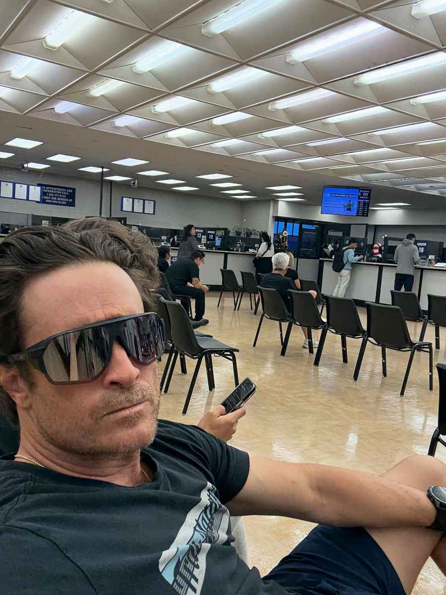 Oliver Hudson They Get Bored While Waiting at the DMV Just Like Us