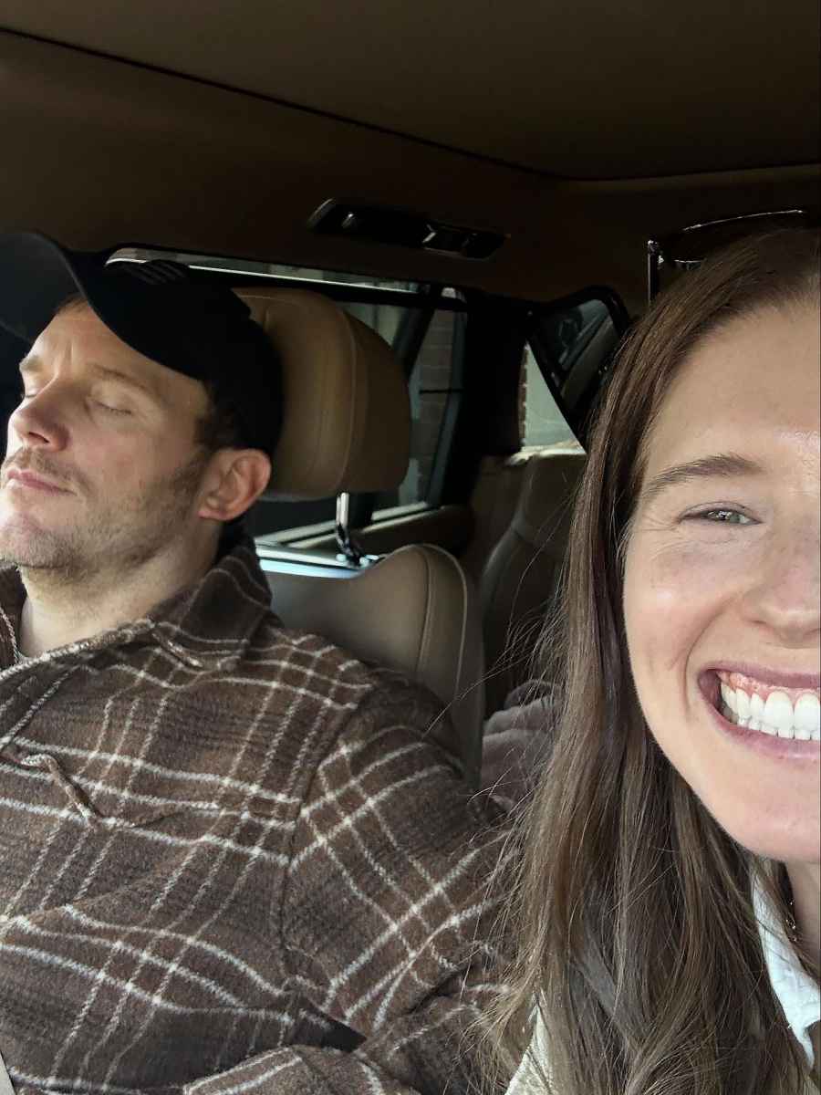 Katherine Schwarzenegger They Snooze in the Car Just Like Us