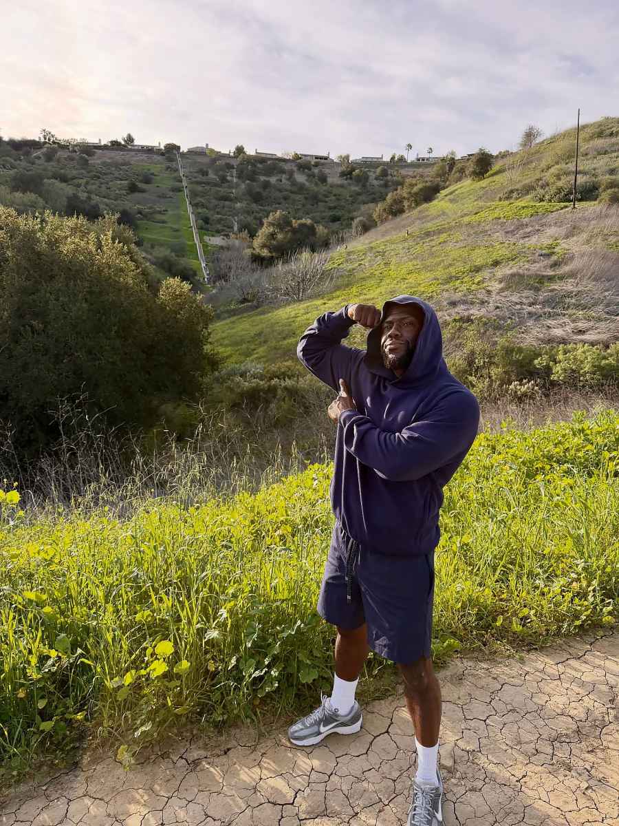 Kevin Hart They Go for an Early Hike Just Like Us