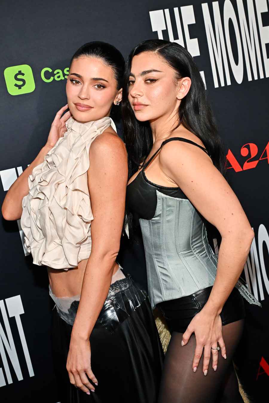 Kylie Jenner and Charli xcx The Moment Los Angeles Premiere Hot Pics