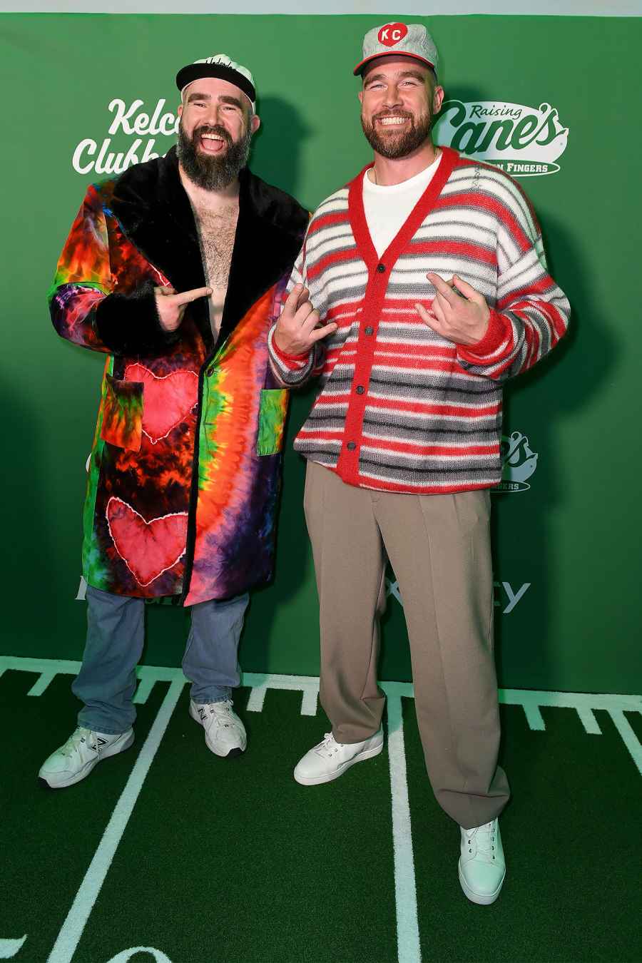 Jason Kelce and Travis Kelce New Heights Party Hot Pics