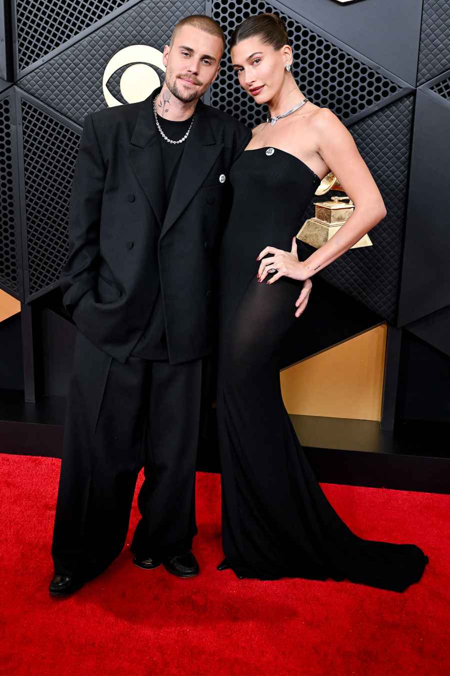 Justin Bieber and Hailey Bieber 2026 Grammy Awards Hot Pics