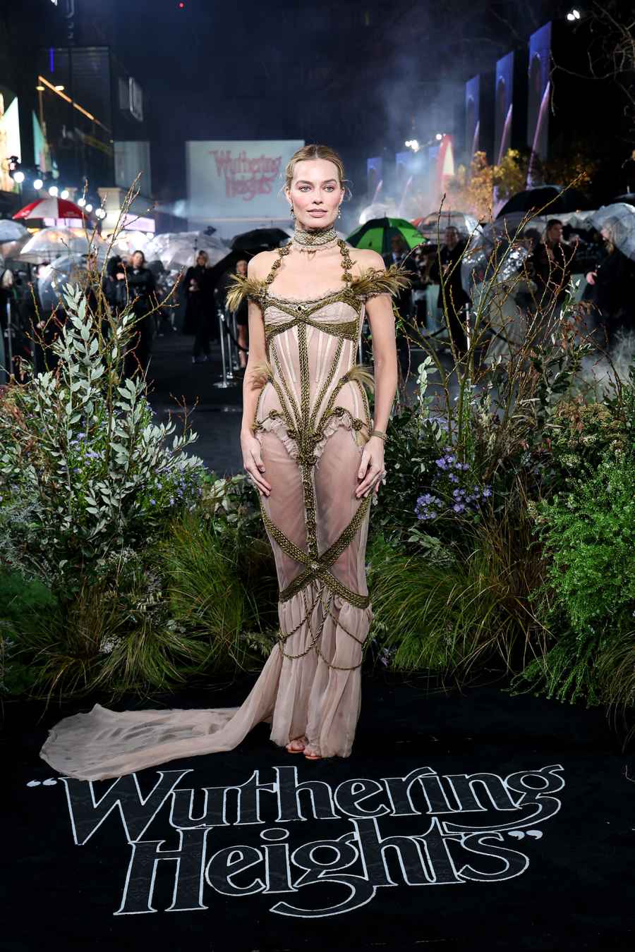 Margot Robbie Wuthering Heights London Premiere Hot Pics