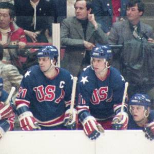 The 1980 men's hockey team in Miracle: The Boys of '80