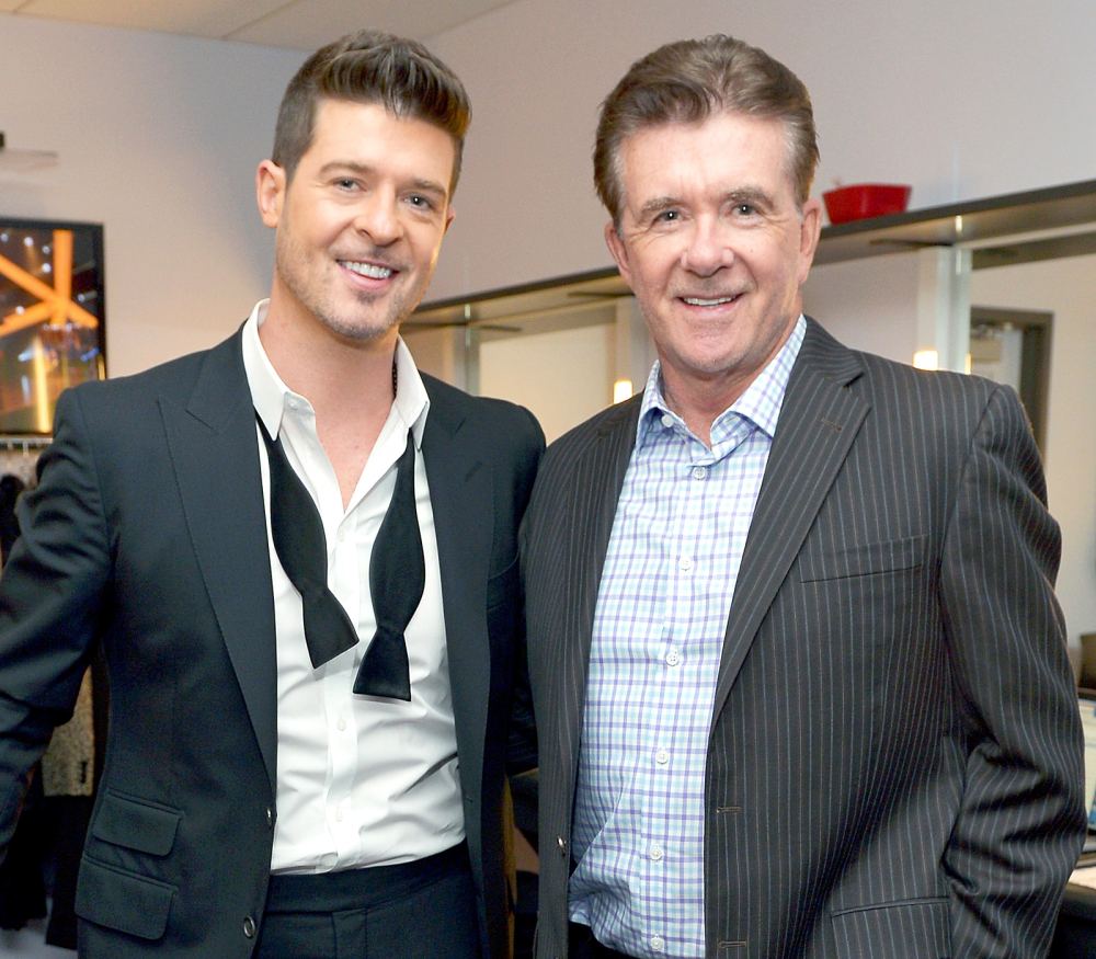 Alan Thicke and Robin Thicke