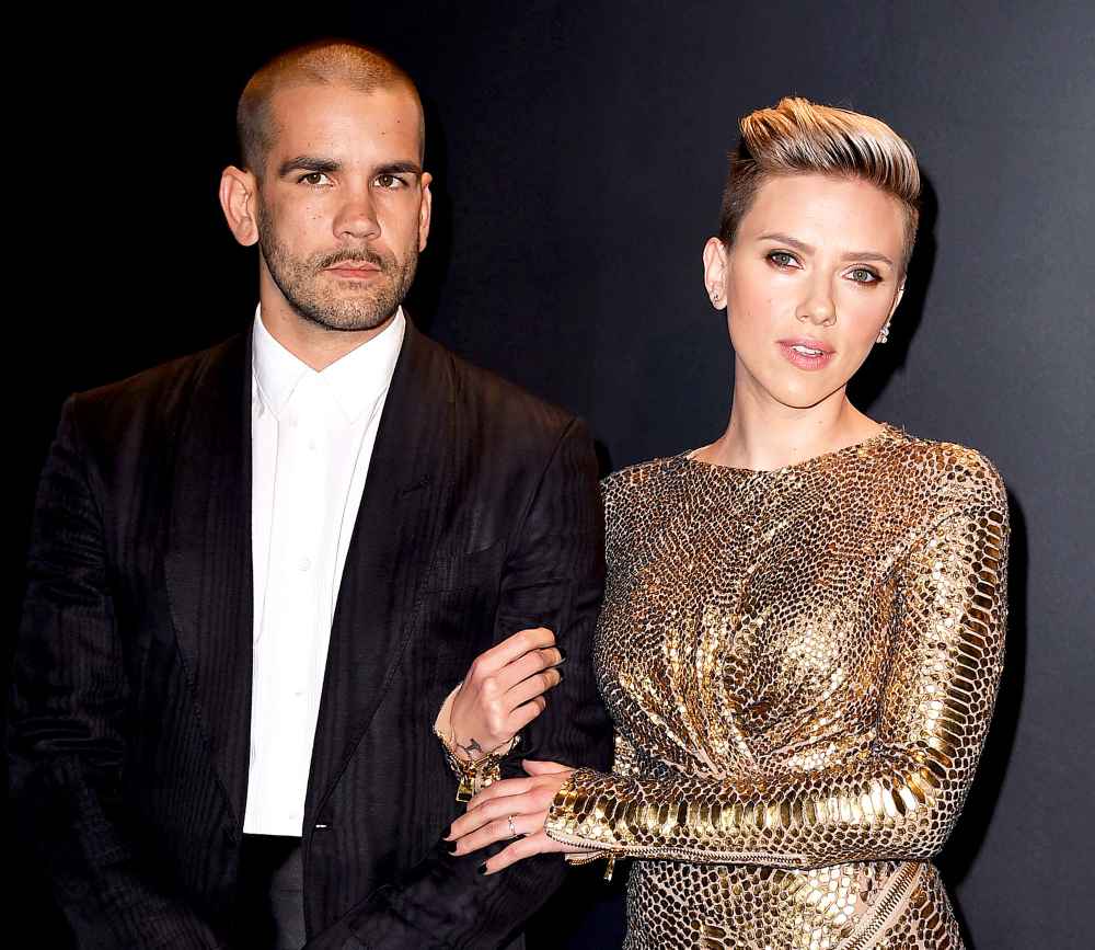 Scarlett Johansson and Romain Dauriac