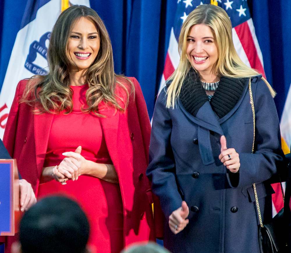 Melania Trump and Ivanka Trump