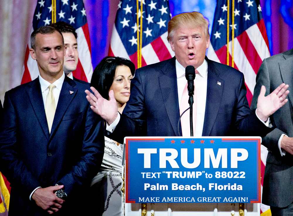 Corey Lewandowski and Donald Trump