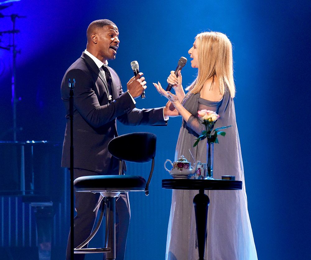 Jamie Foxx and Barbara Streisand