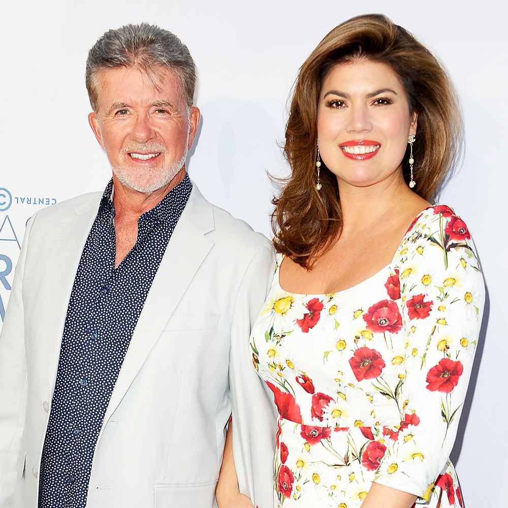 Alan Thicke and Tanya Callau