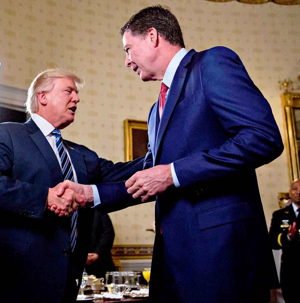 Donald Trump and James Comey