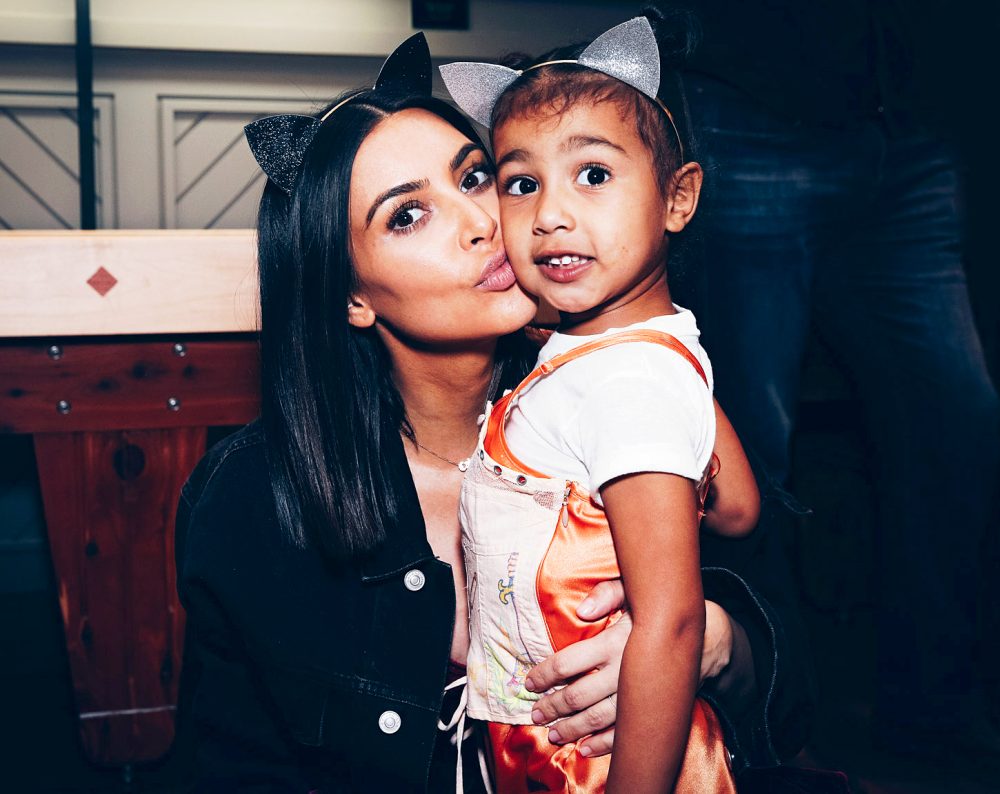 Kim Kardashian and North West