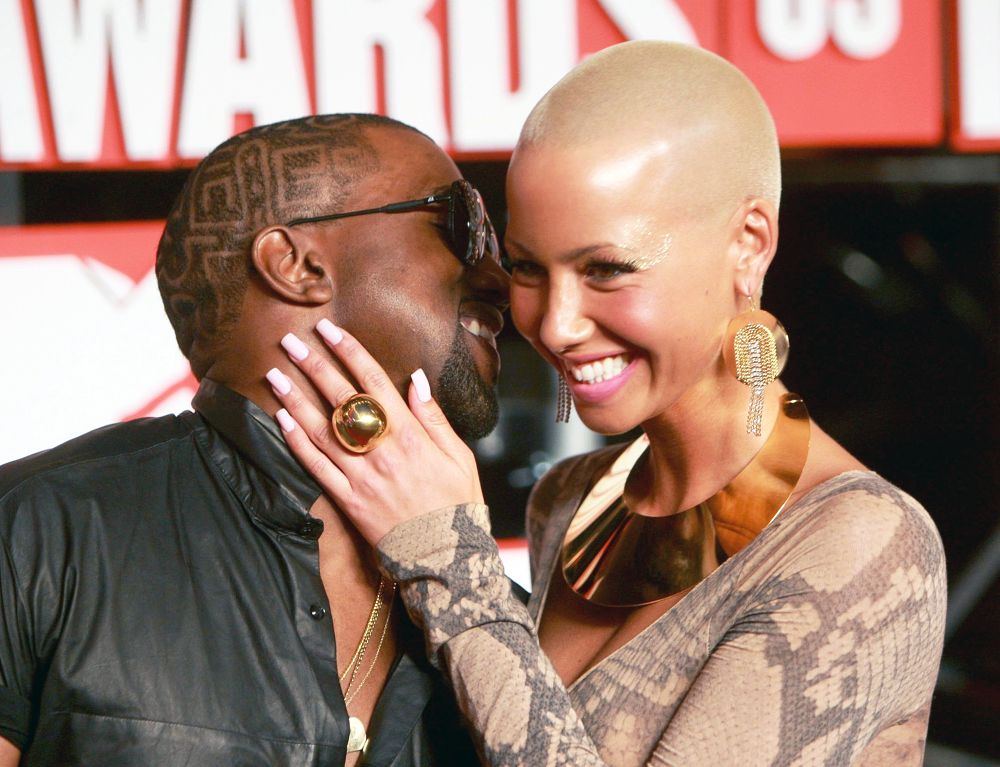 Kanye West and Amber Rose