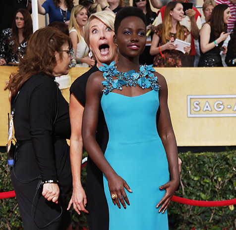 Emma Thompson and Lupita Nyong'o