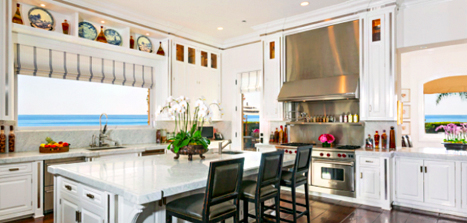 Yolanda Foster and David Foster Kitchen