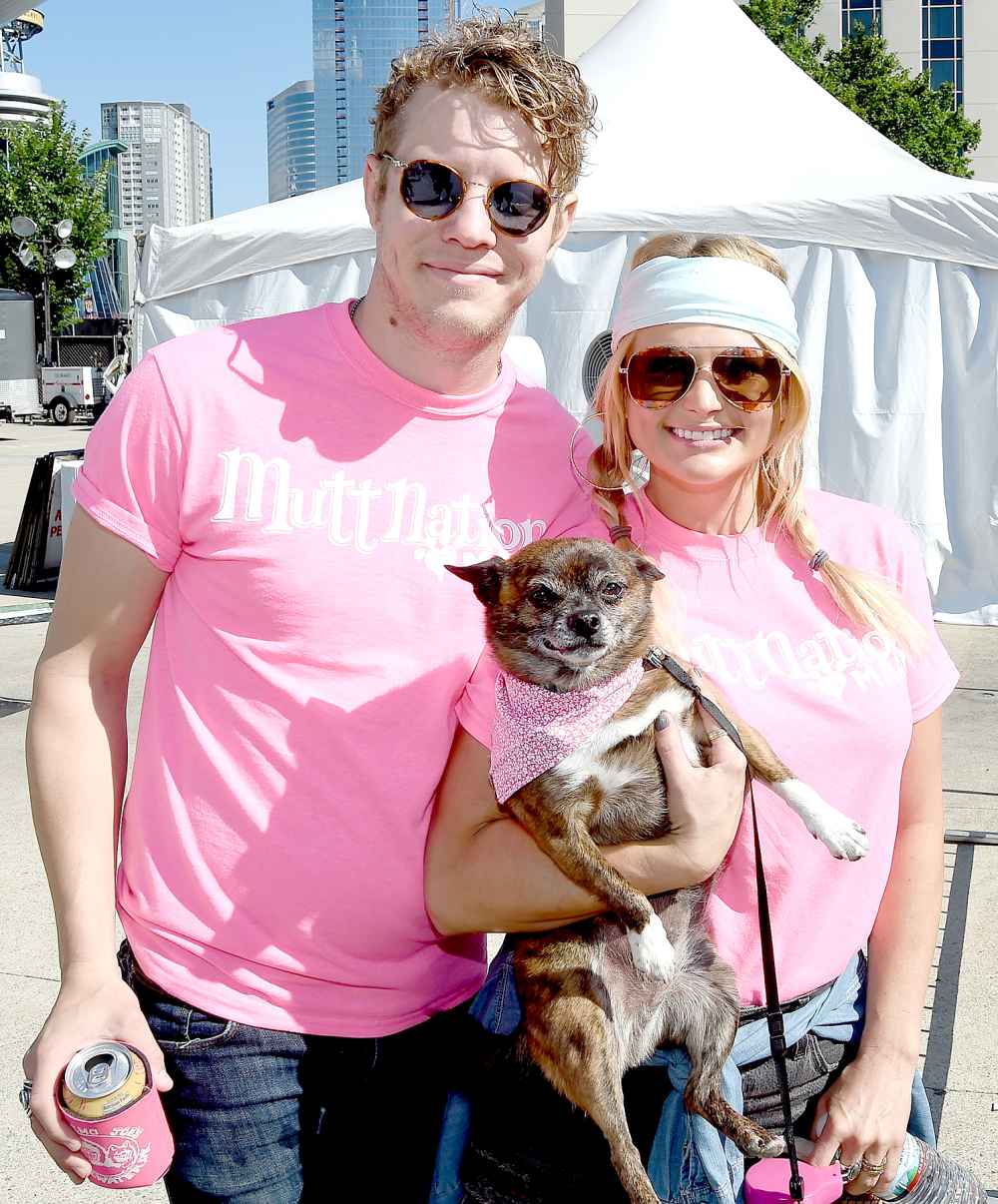 Anderson East and Miranda Lambert attend the Miranda MuttNation March at Nissan Stadium on June 8, 2017 in Nashville, Tennessee.