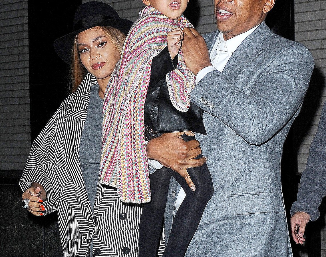Blue Ivy Attends Annie Premiere With Beyonce, Jay Z: See the Cute Pics
