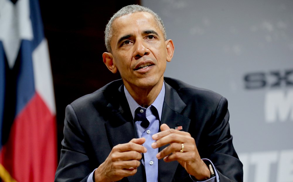 Barack Obama speaks at the opening Keynote during the 2016 SXSW Music, Film + Interactive Festival at Long Center on March 11, 2016 in Austin, Texas.