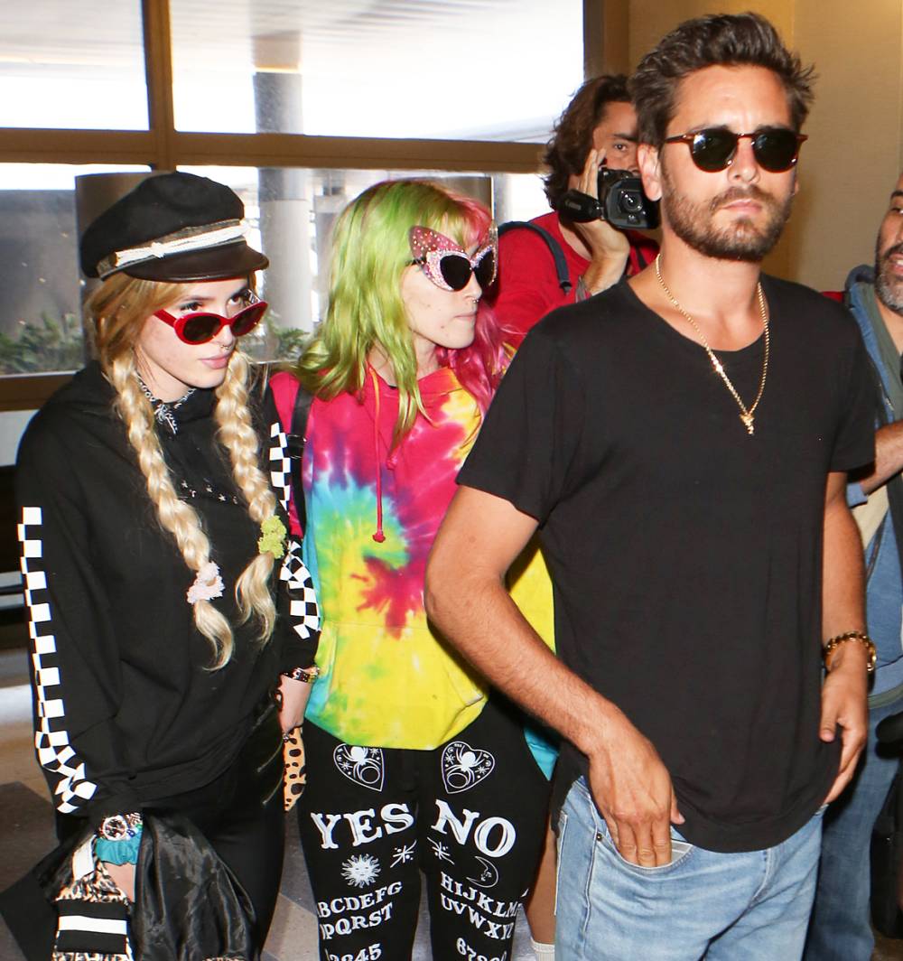 Bella Thorne Scott Disick airport