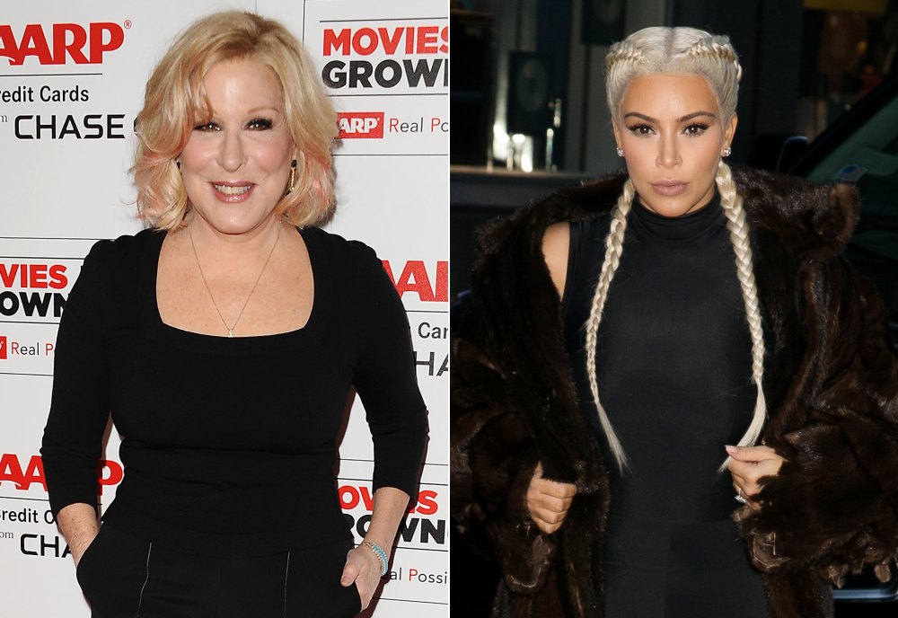 Bette Midler and Kim Kardashian