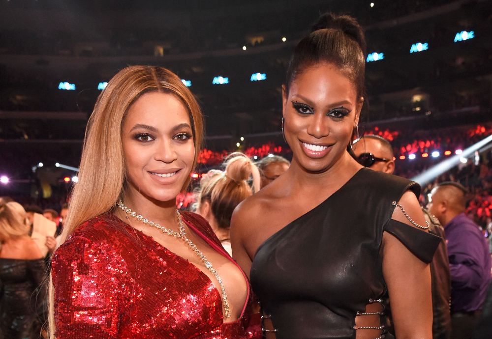 Beyoncé and Laverne Cox