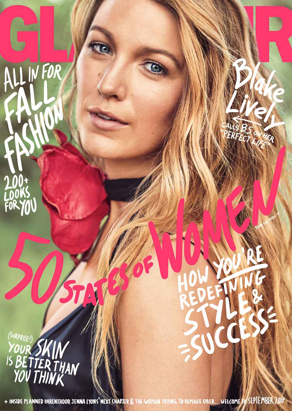 Blake Lively Glamour cover