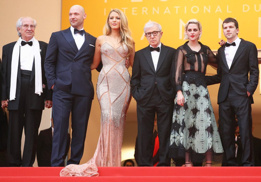 Corey Stoll, Blake Lively, Woody Allen, Kristen Stewart and Jesse Eisenberg