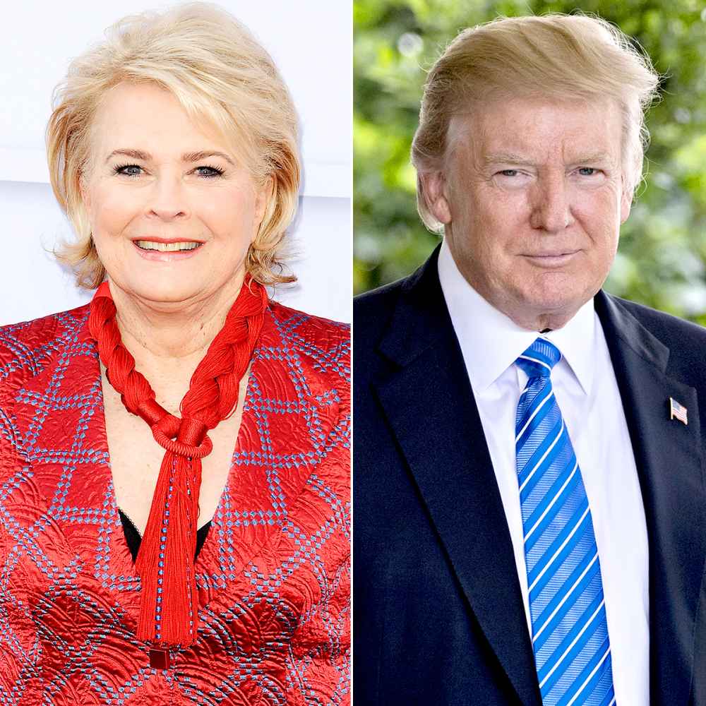 Candice Bergen and Donald Trump