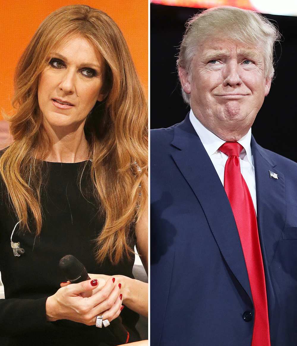 Celine Dion Donald Trump