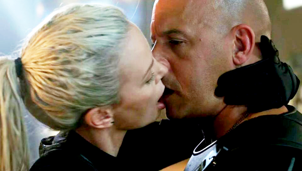 Charlize Theron and Vin Diesel