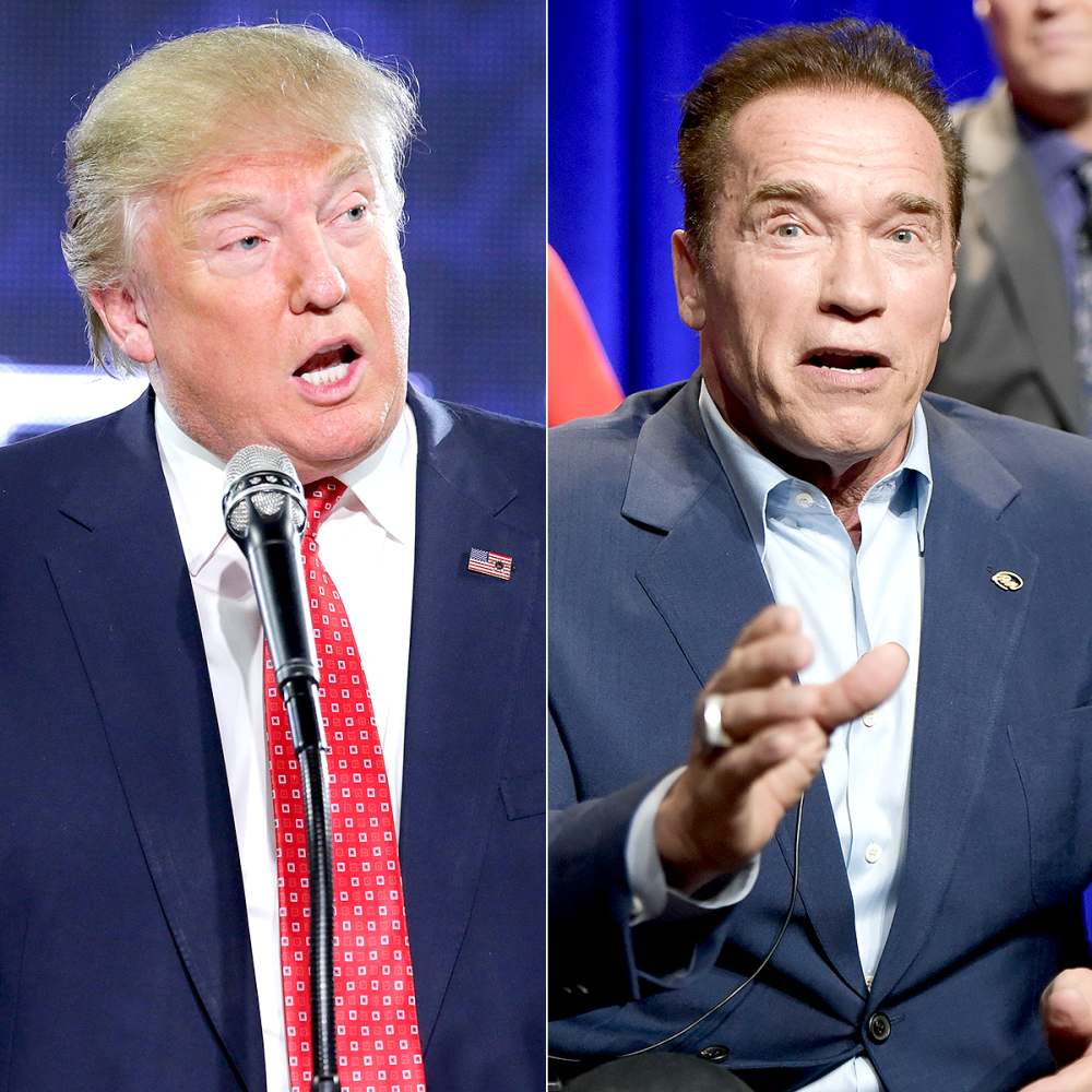 Donald Trump and Arnold Schwarzenegger