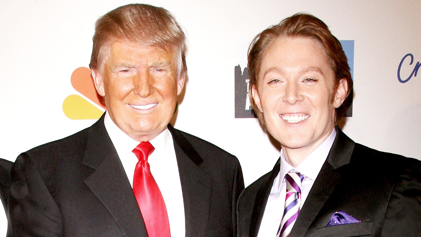 Donald Trump and Clay Aiken attend the "Celebrity Apprentice" Live Finale at American Museum of Natural History on May 20, 2012 in New York City.