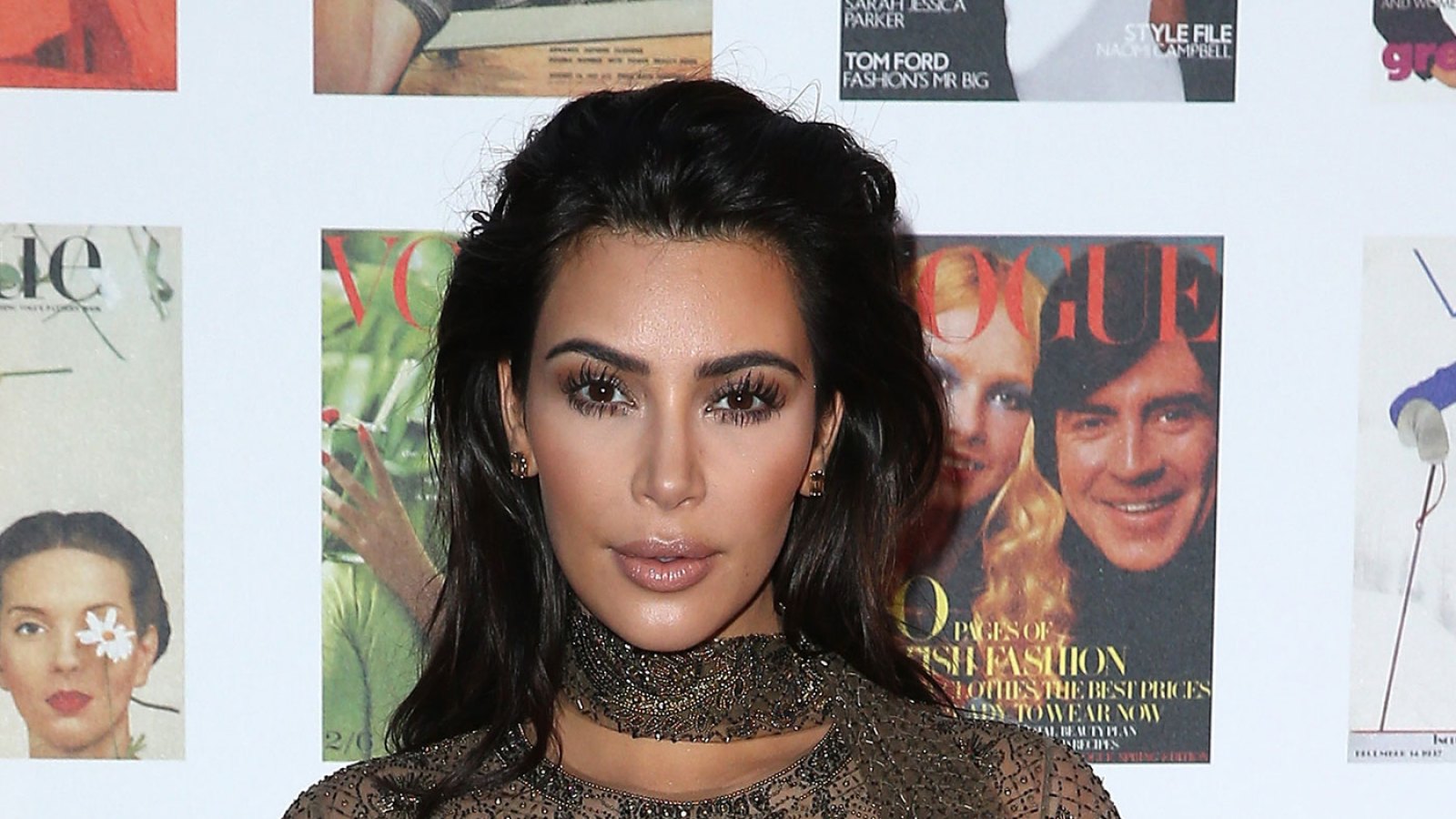 Kim Kardashian has shared a raunchy selfie in honor of National Selfie Day