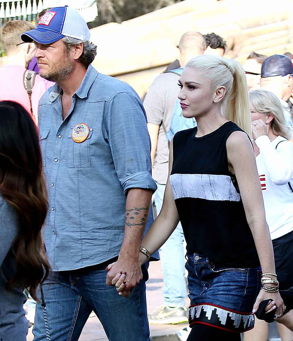 Blake Shelton Gwen Stefani Disneyland