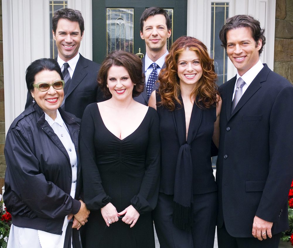 Will & Grace Shelley Morrison Eric McCormack Megan Mullally Sean Hayes Debra Messing Harry Connick Jr.