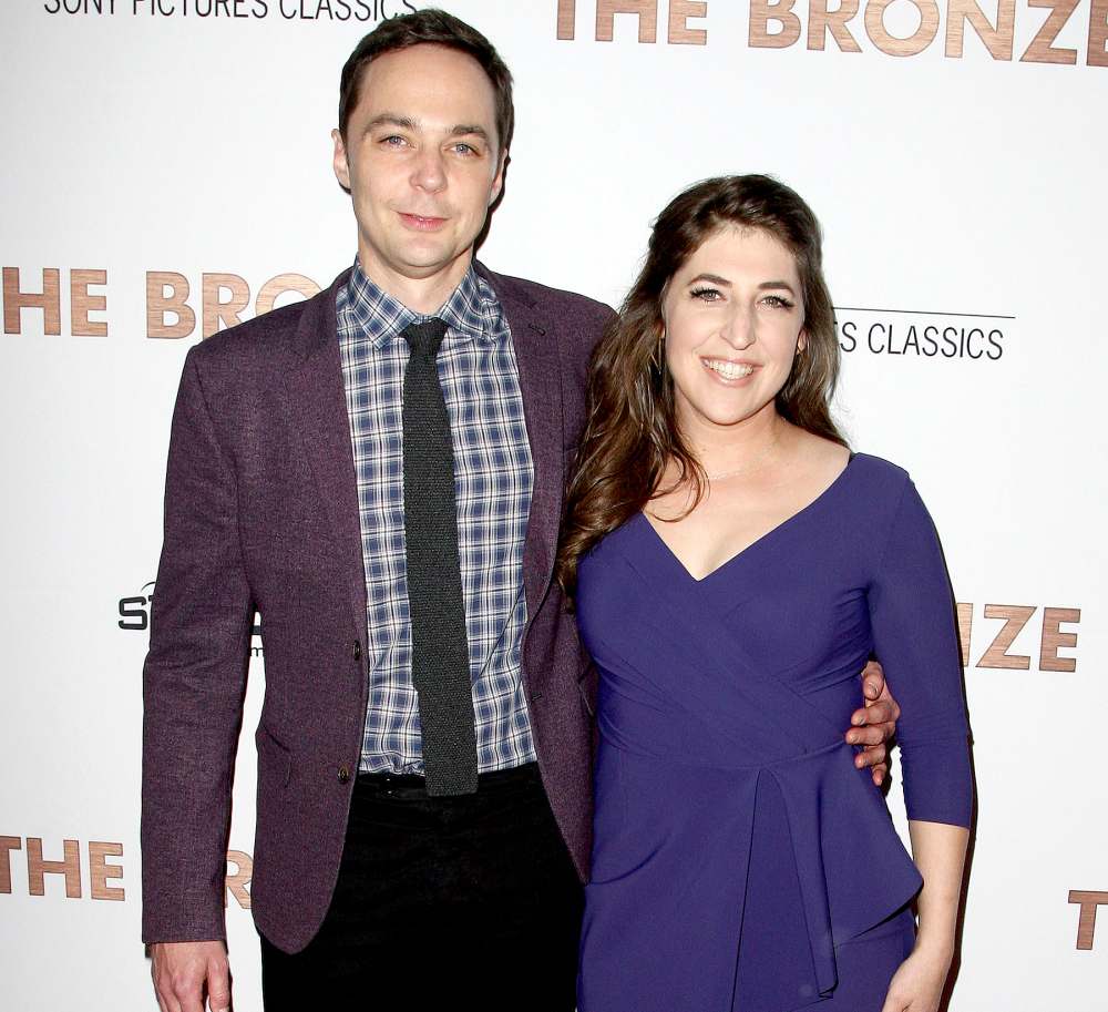 Jim Parsons and Mayim Bialik