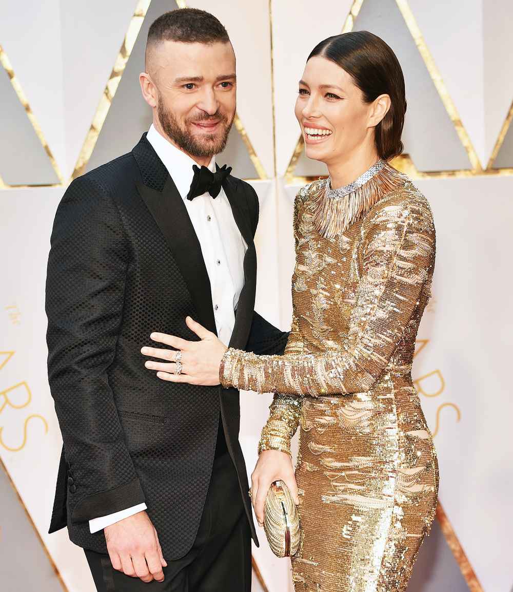 Justin Timberlake Jessica Biel Oscars 2017