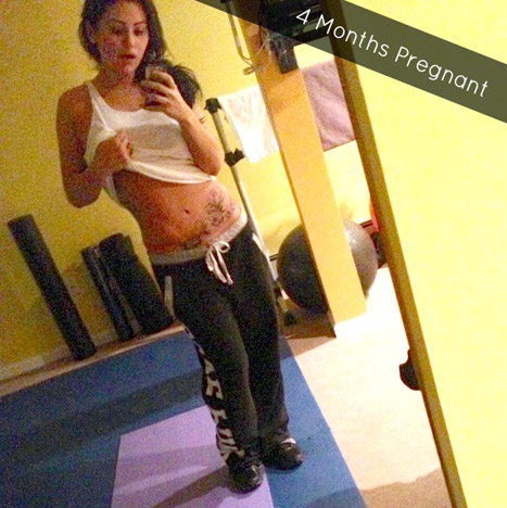 JWoww 4 months pregnant